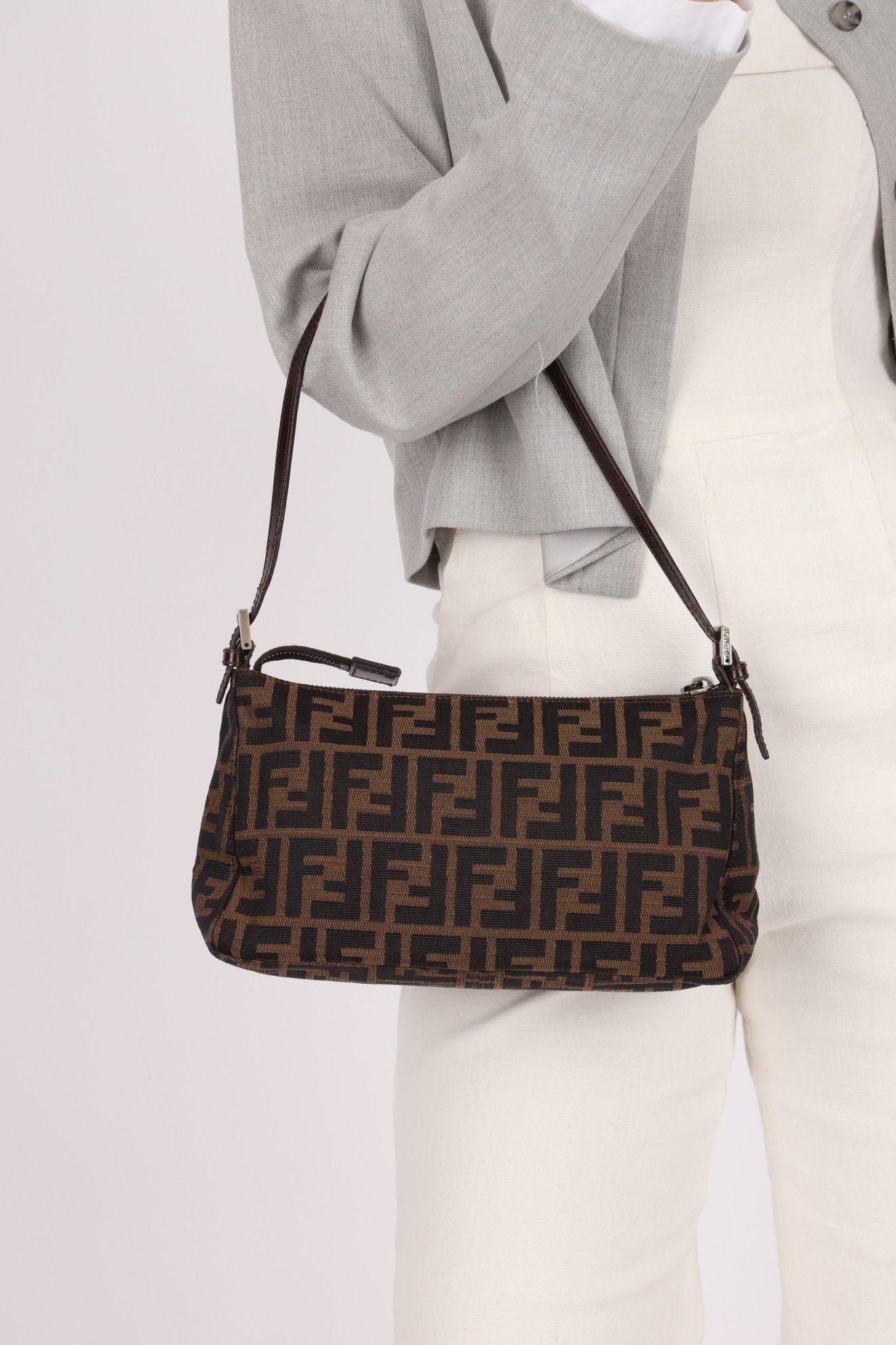 Fendi Zucca Mini Pochette - FashioNica