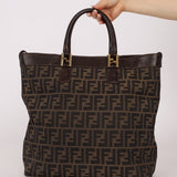 Fendi Zucca North South Tote Bag - FashioNica