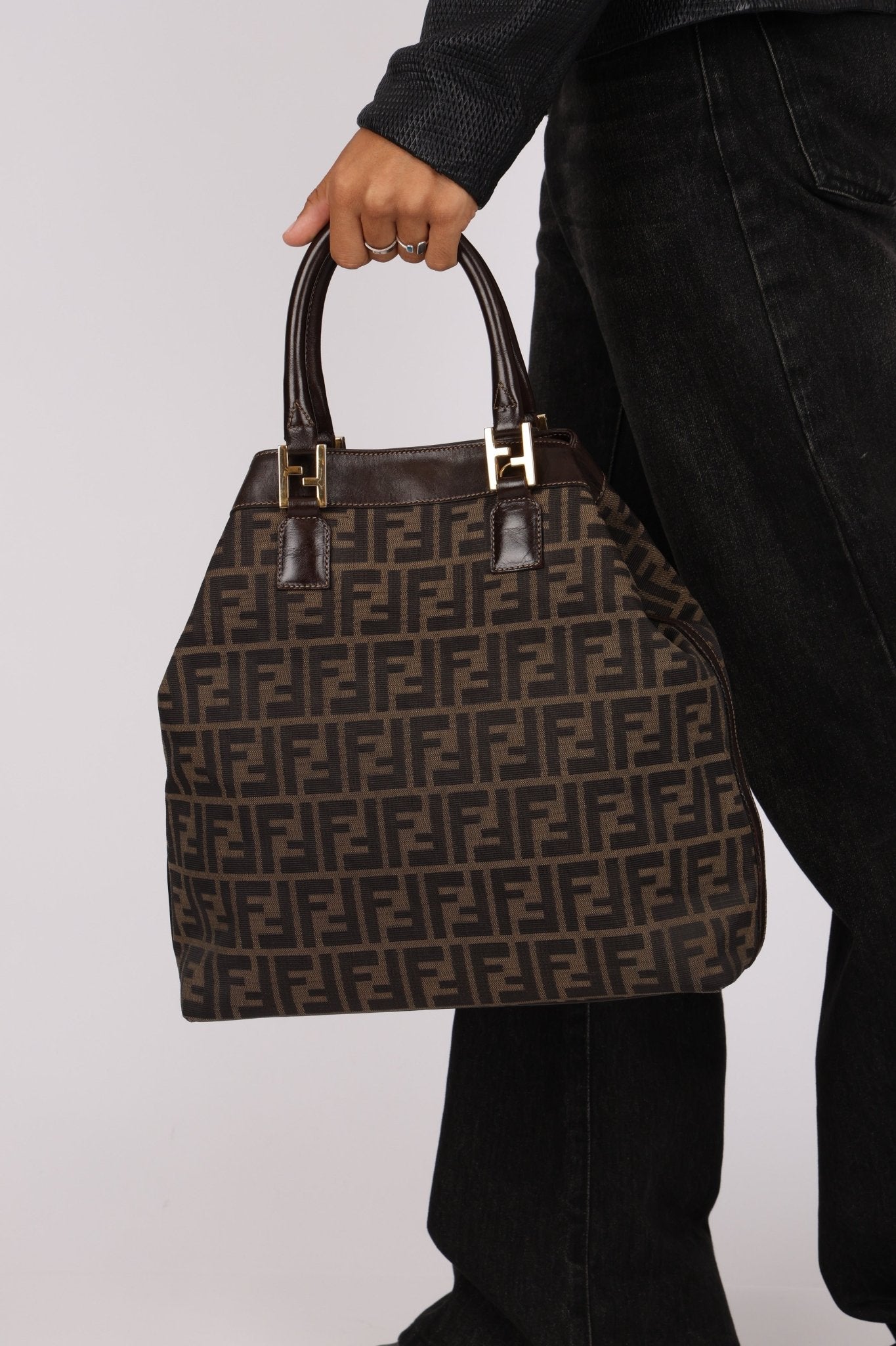 Fendi Zucca North South Tote Bag - FashioNica