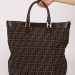 Fendi Zucca North South Tote Bag - FashioNica