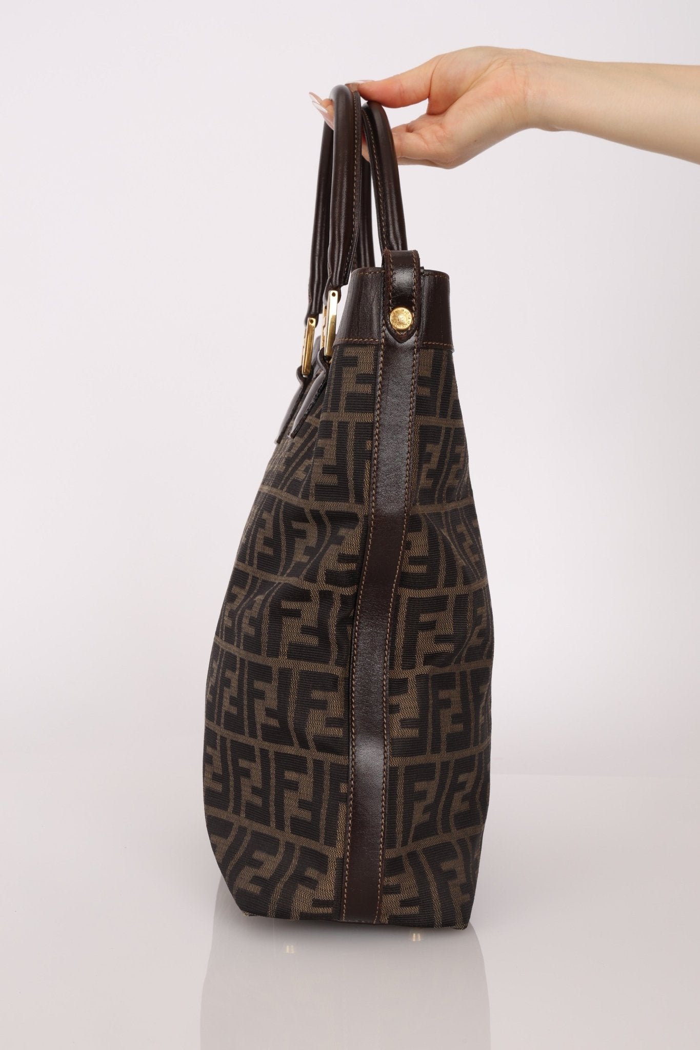 Fendi Zucca North South Tote Bag - FashioNica