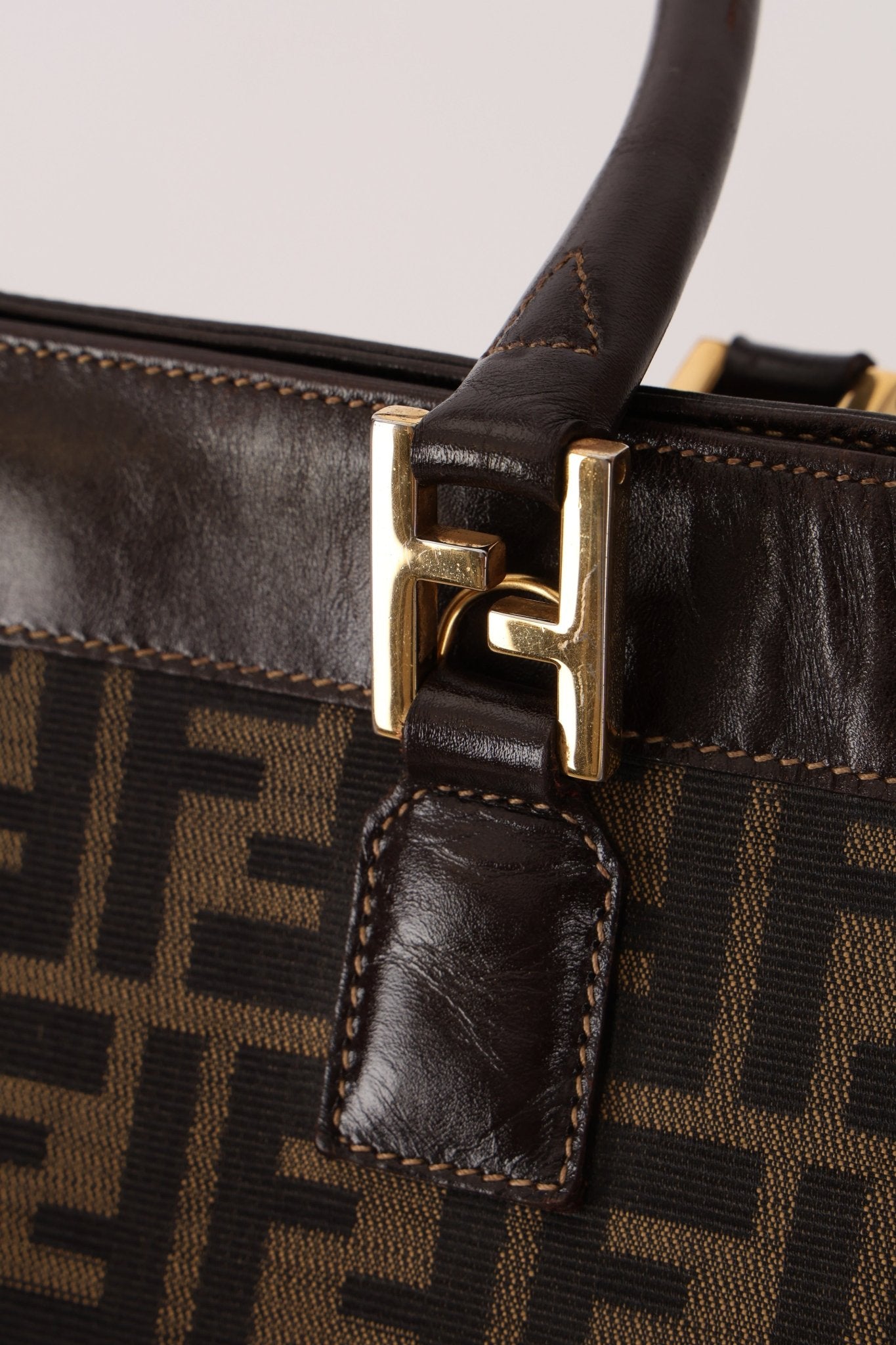 Fendi Zucca North South Tote Bag - FashioNica