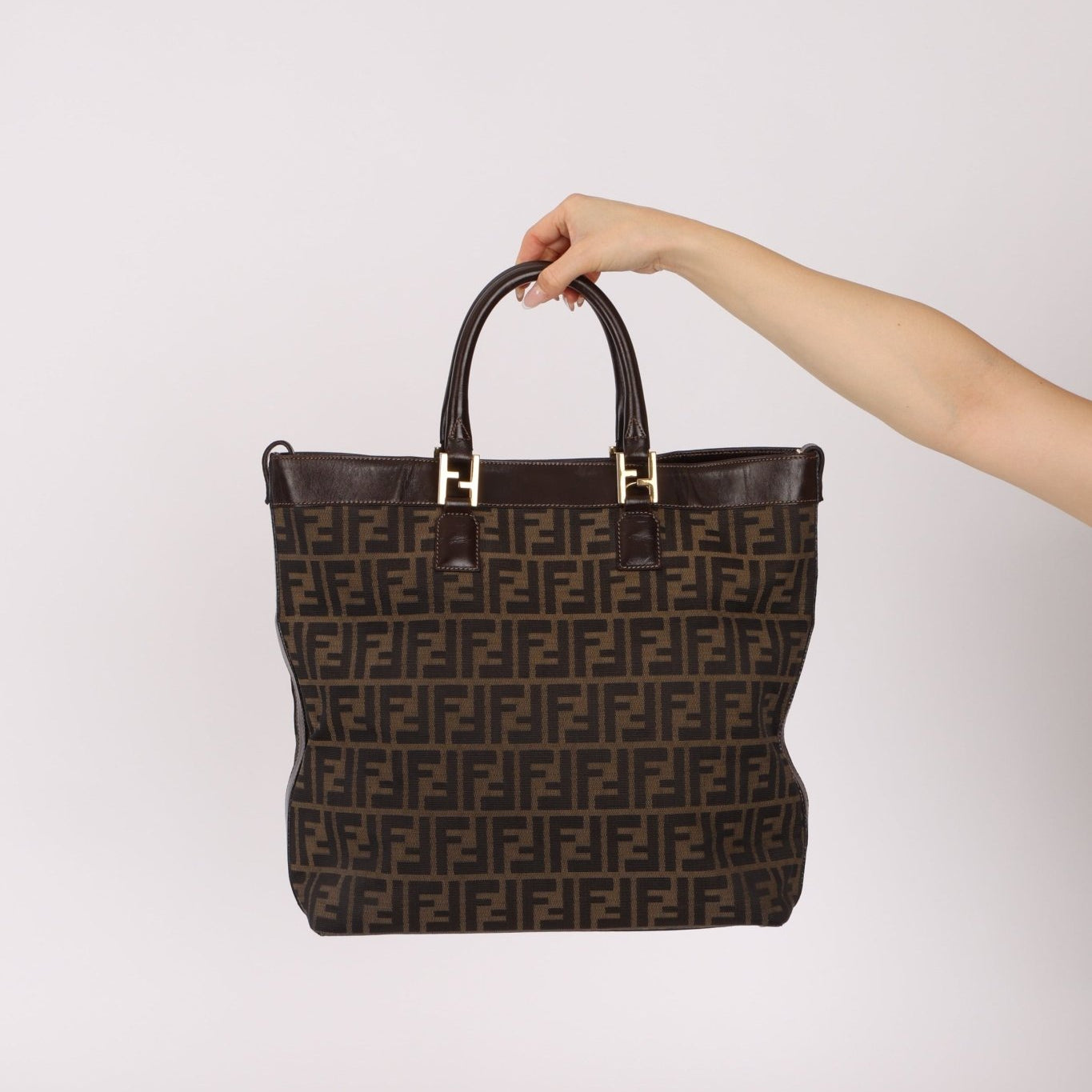 Fendi Zucca North South Tote Bag - FashioNica