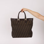Fendi Zucca North South Tote Bag - FashioNica