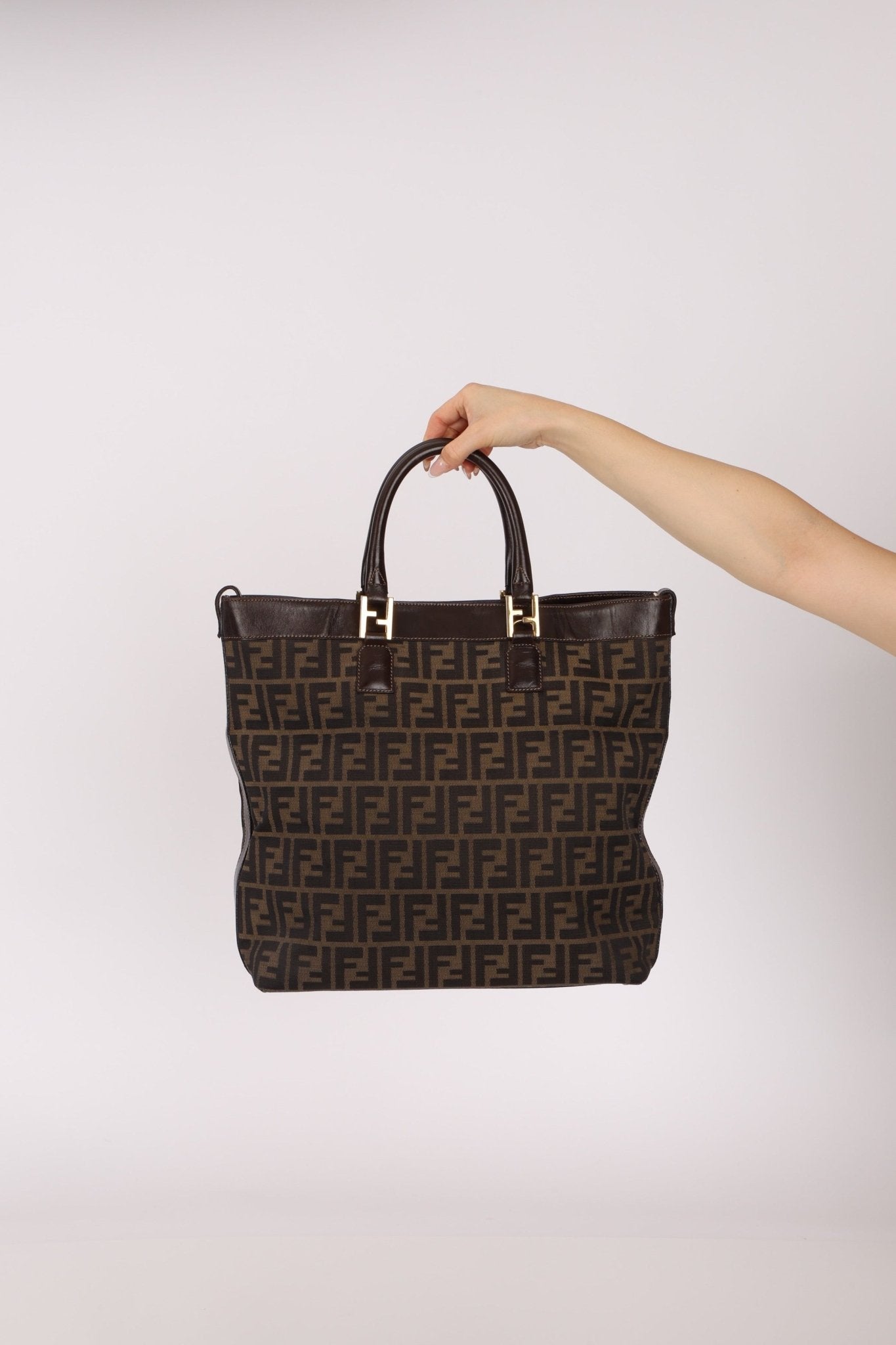 Fendi Zucca North South Tote Bag - FashioNica