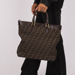 Fendi Zucca North South Tote Bag - FashioNica