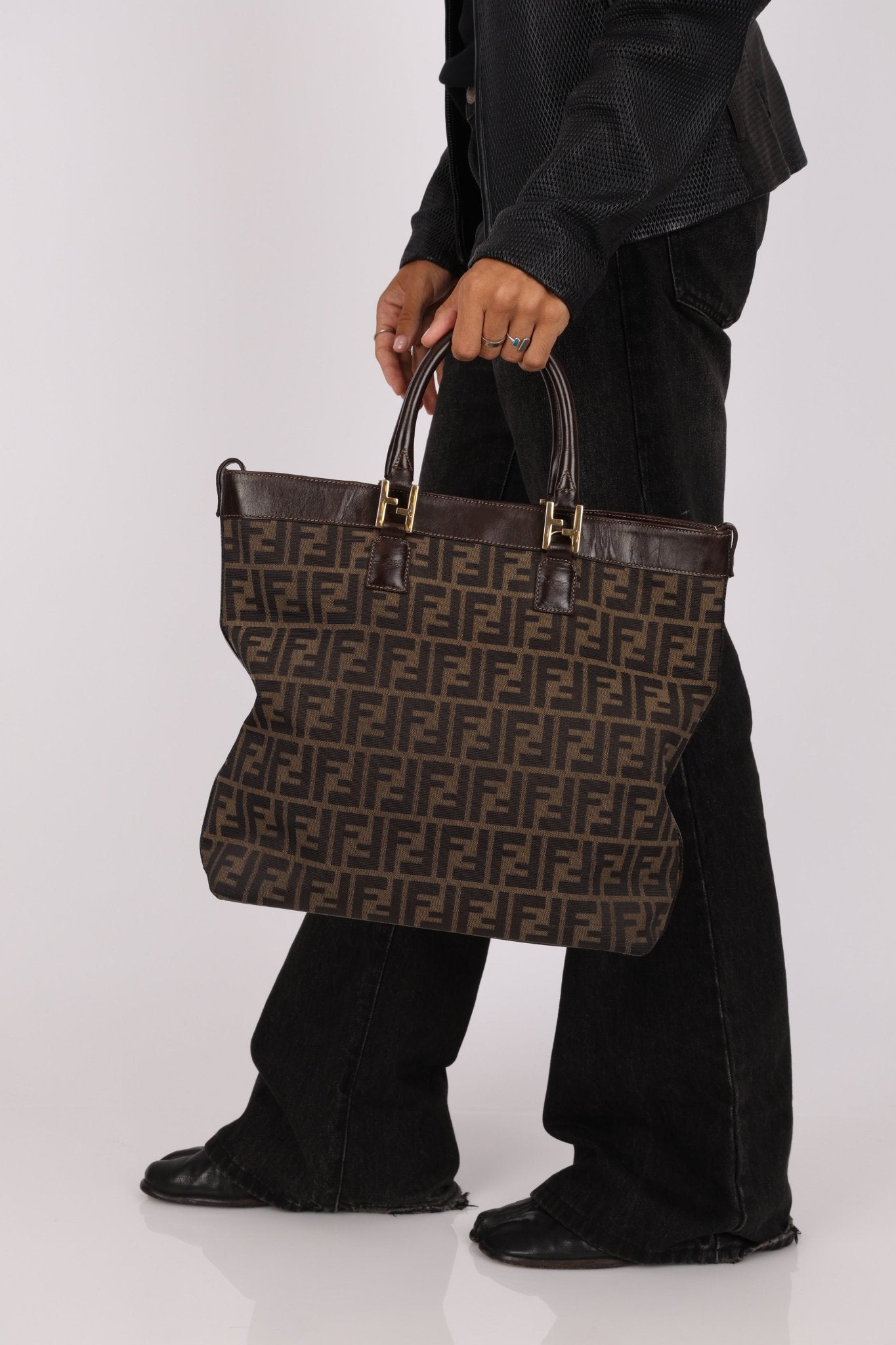 Fendi Zucca North South Tote Bag - FashioNica