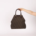Fendi Zucca North South Tote Bag - FashioNica
