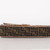 Fendi Zucca Paisley Embroidered Baguette - FashioNica