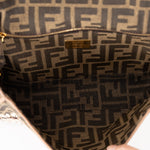 Fendi Zucca Paisley Embroidered Baguette - FashioNica