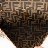 Fendi Zucca Paisley Embroidered Baguette - FashioNica
