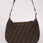 Fendi Zucca Rounded Crossbody - FashioNica