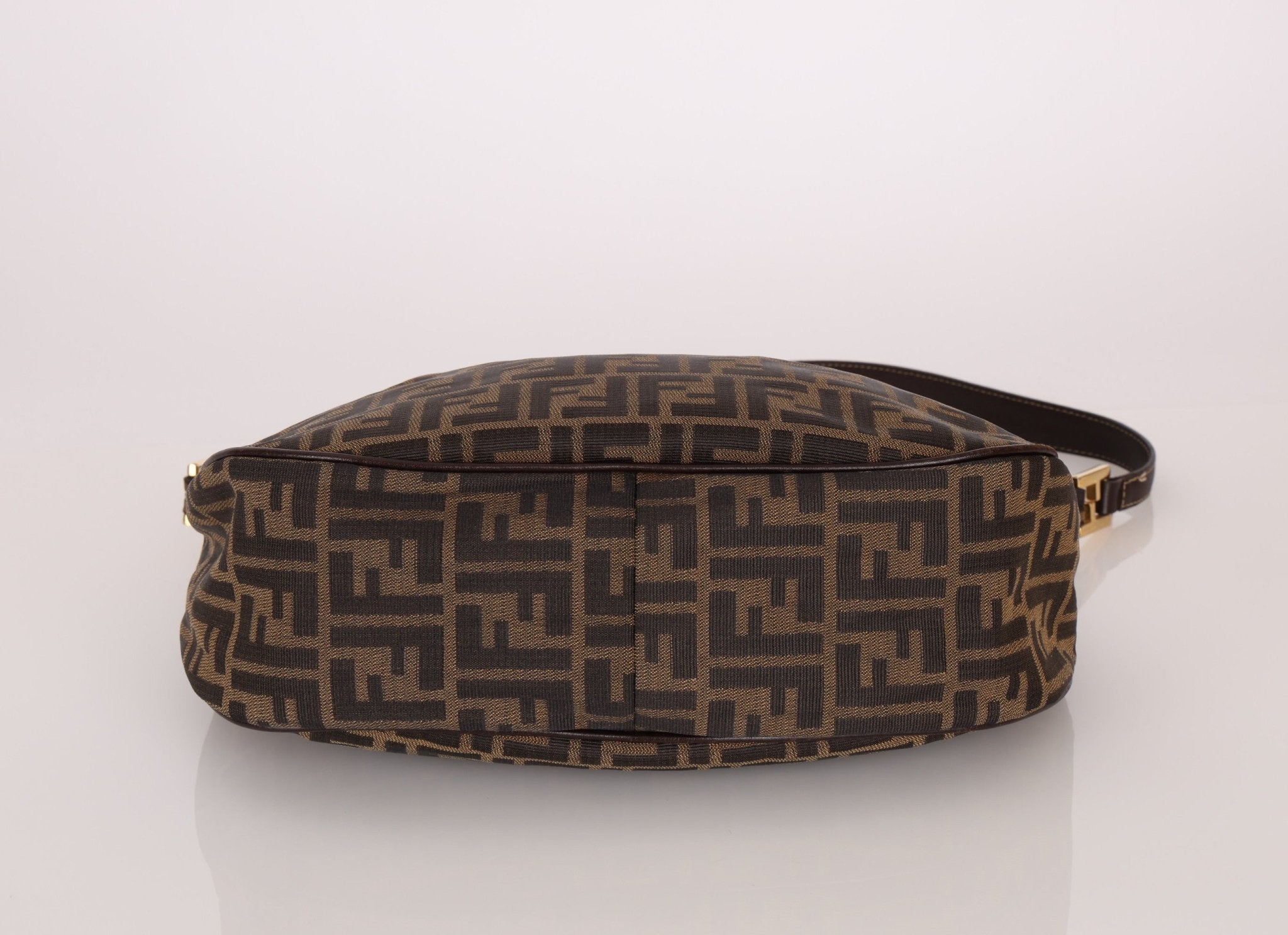 Fendi Zucca Rounded Crossbody - FashioNica