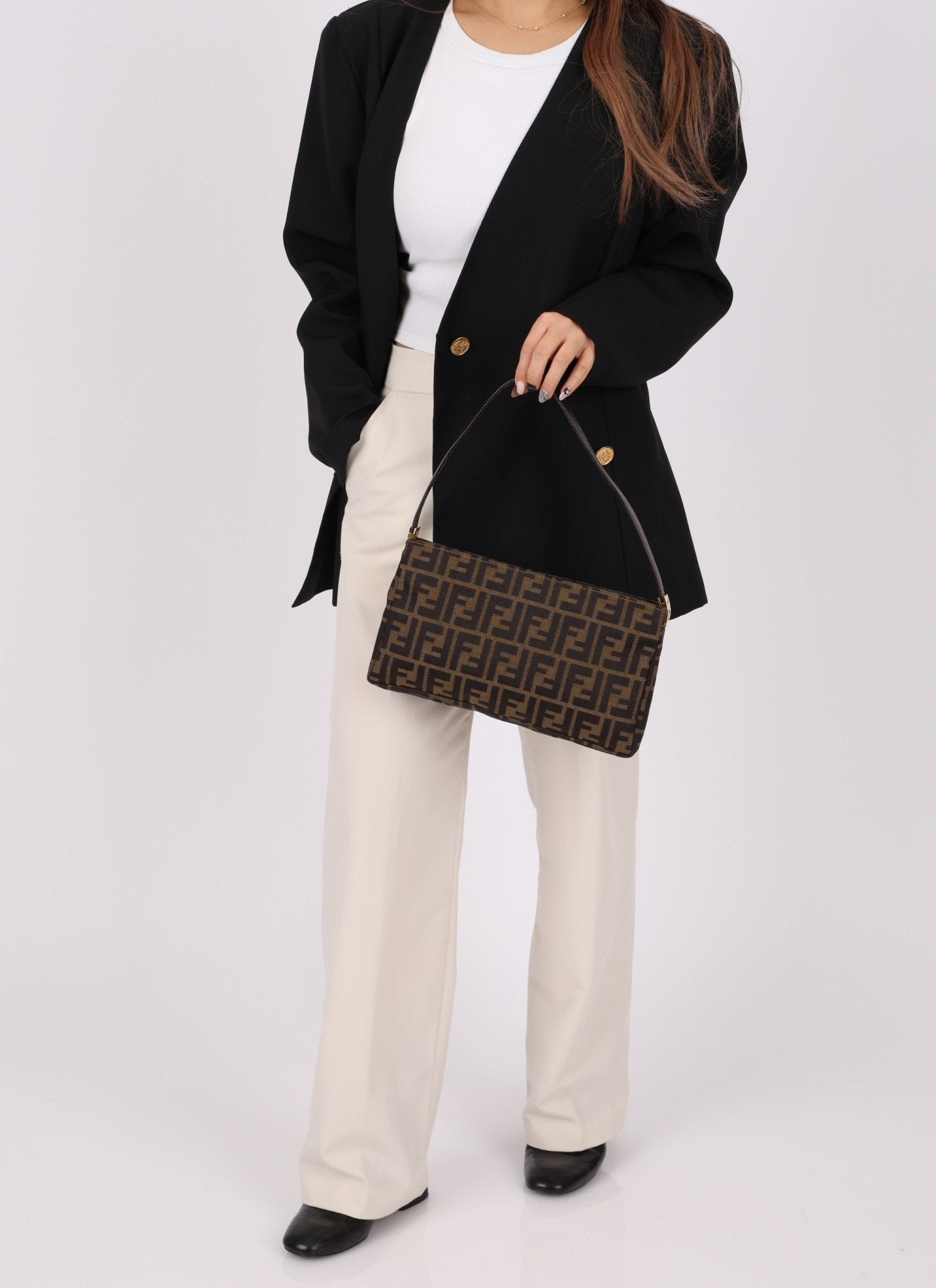 Fendi Zucca Shoulder Bag - FashioNica