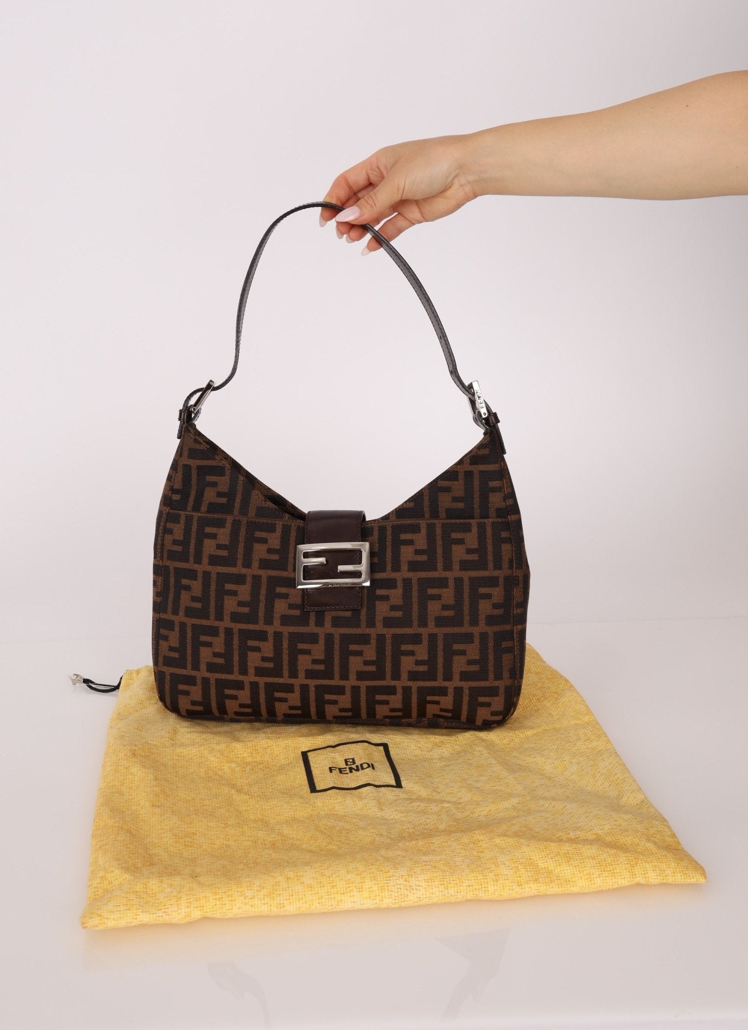Fendi Zucca Shoulder Bag - FashioNica