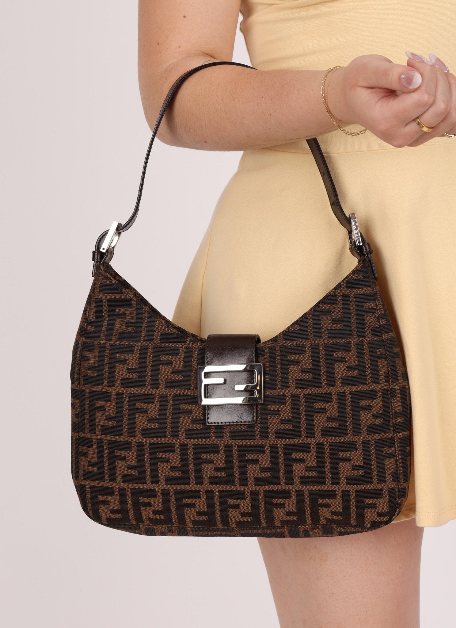Fendi Zucca Shoulder Bag - FashioNica