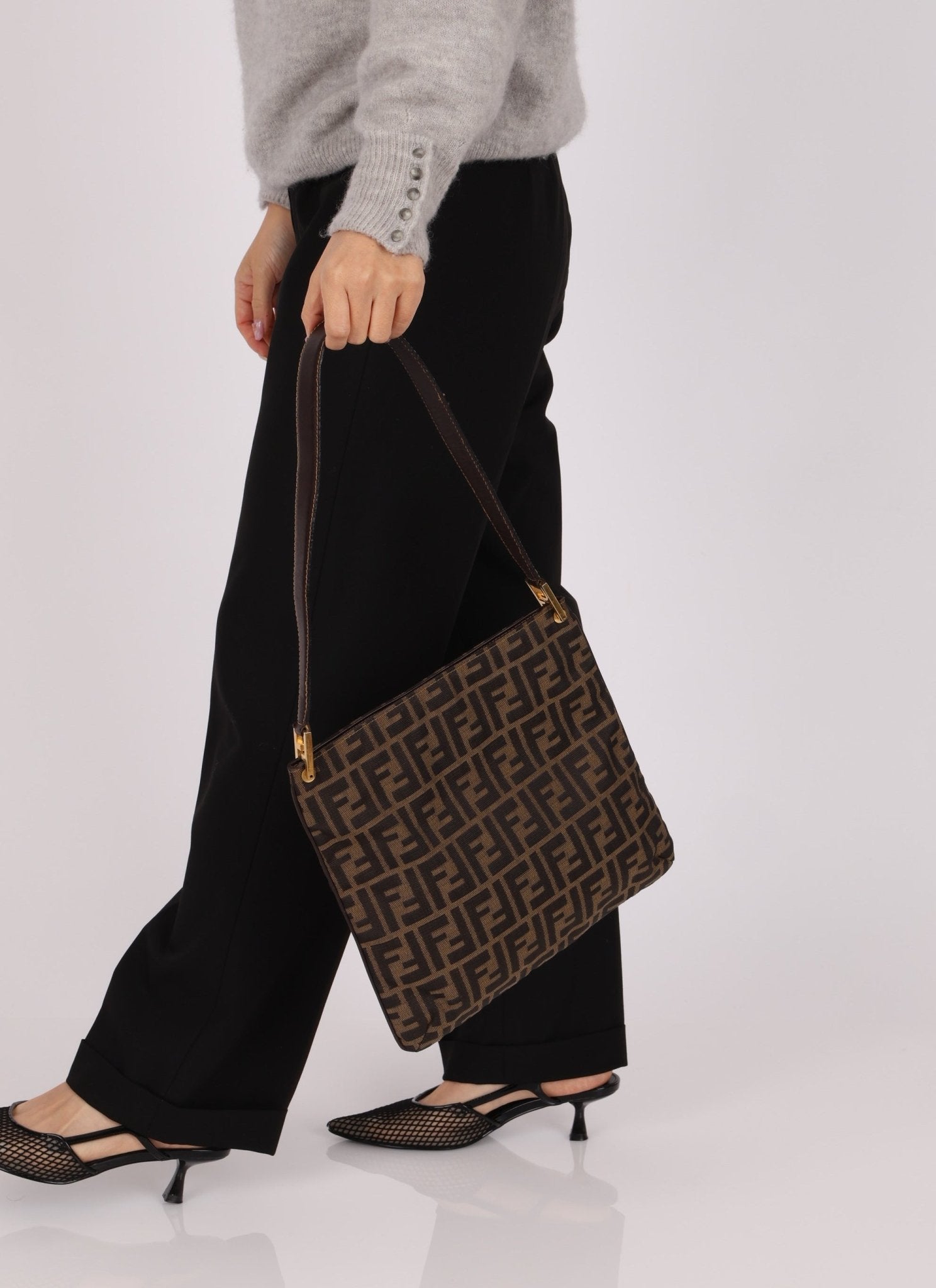 Fendi Zucca Shoulder Bag - FashioNica