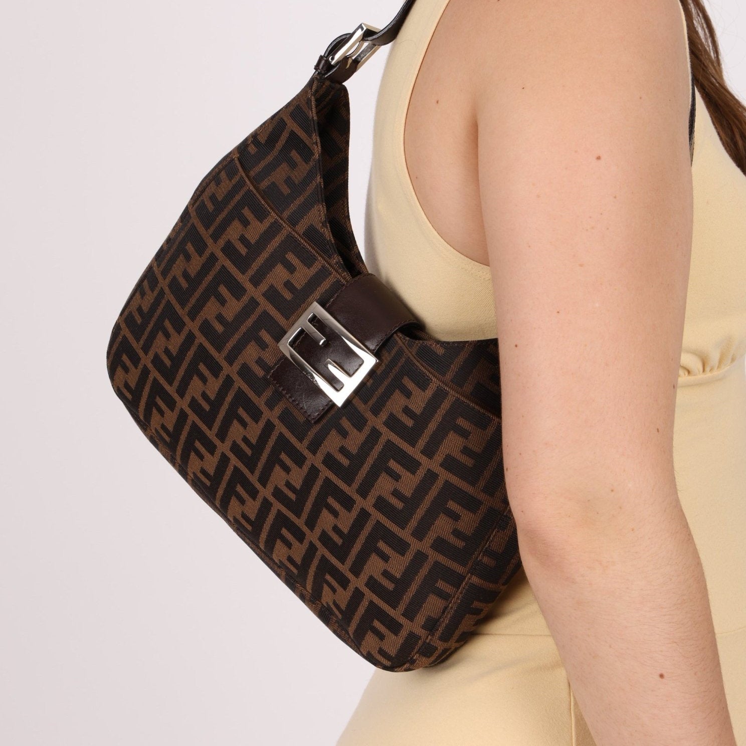 Fendi Zucca Shoulder Bag - FashioNica