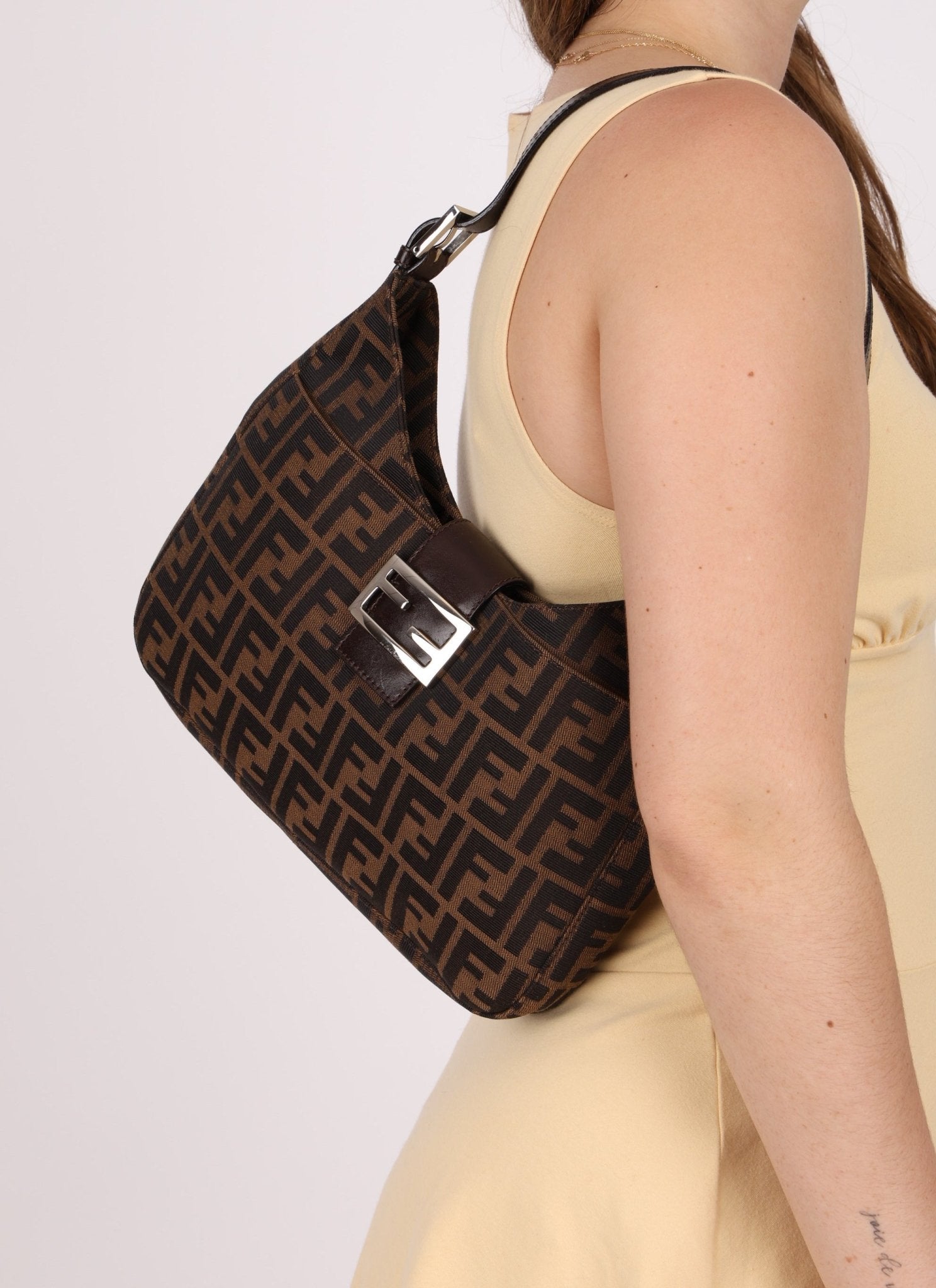 Fendi Zucca Shoulder Bag - FashioNica