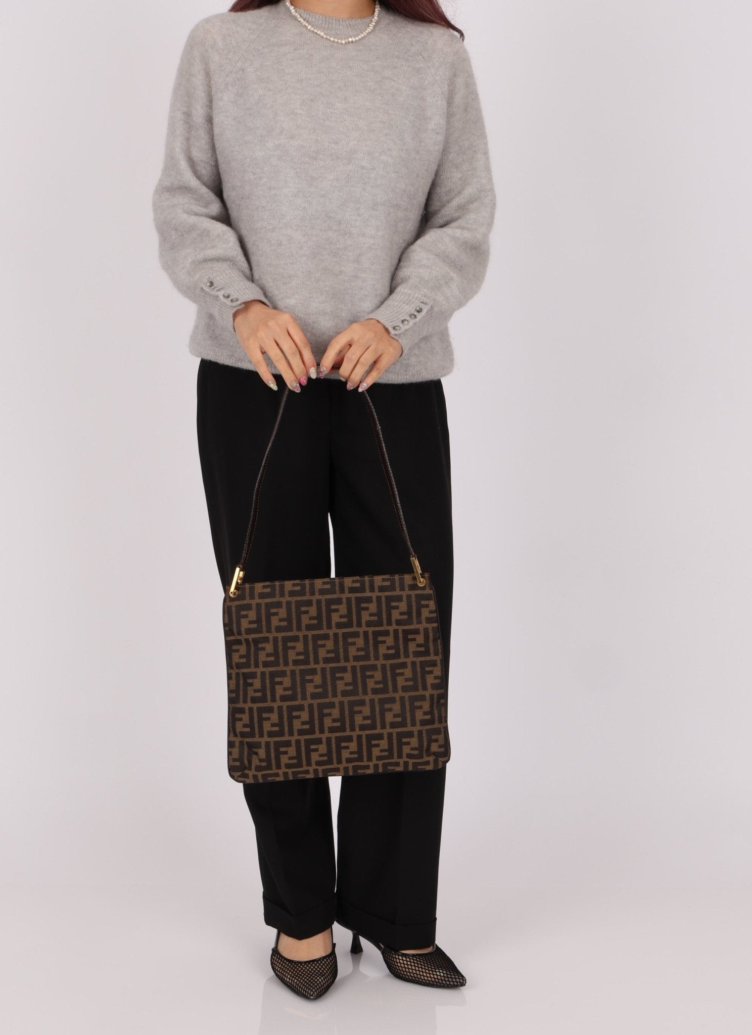 Fendi Zucca Shoulder Bag - FashioNica