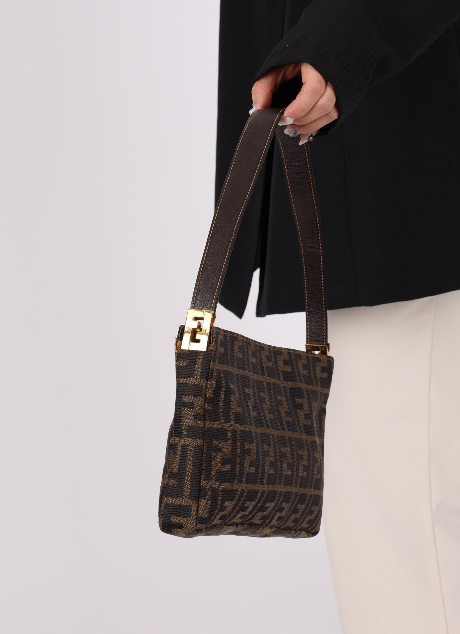 Fendi Zucca Shoulder Bag - FashioNica