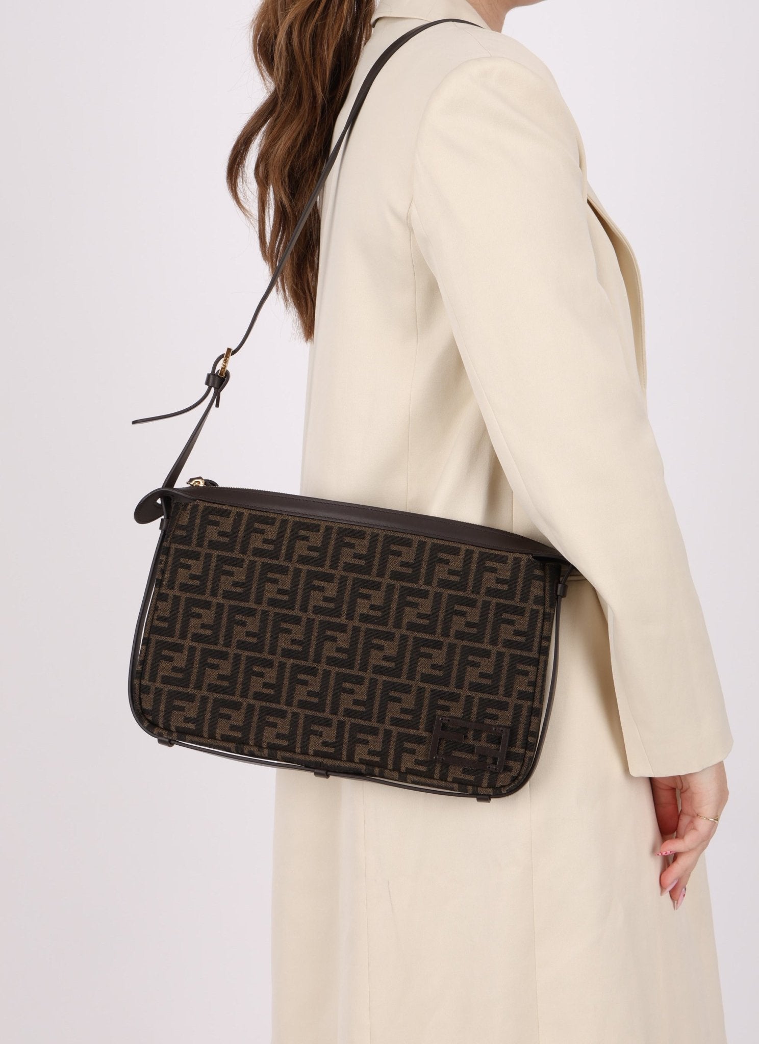 Fendi Zucca Simply Medium Crossbody - FashioNica