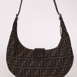 Fendi Zucca Small Croissant Bag - FashioNica