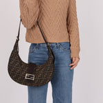 Fendi Zucca Small Croissant Bag - FashioNica