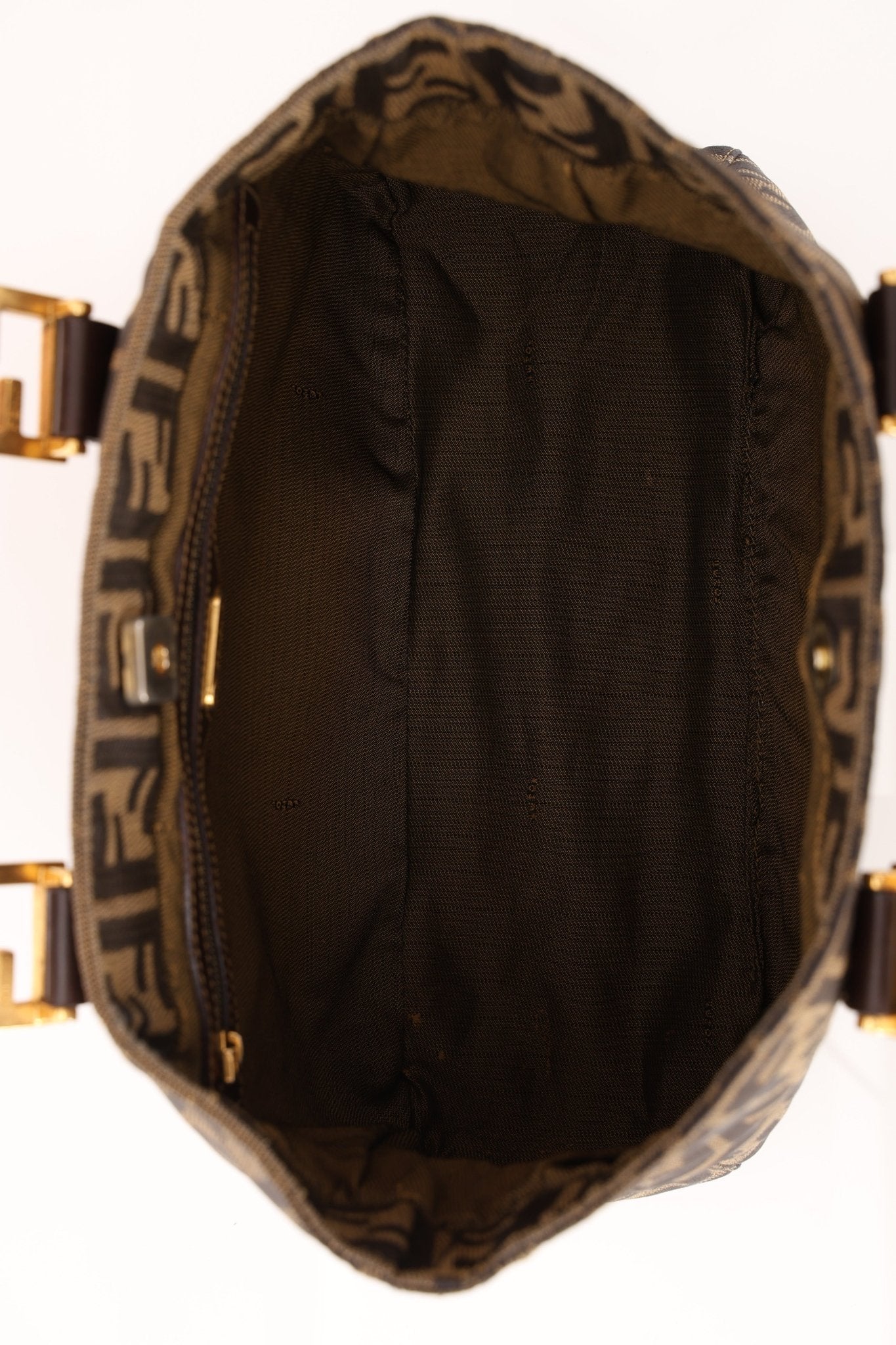 Fendi Zucca Small Handle Tote - FashioNica