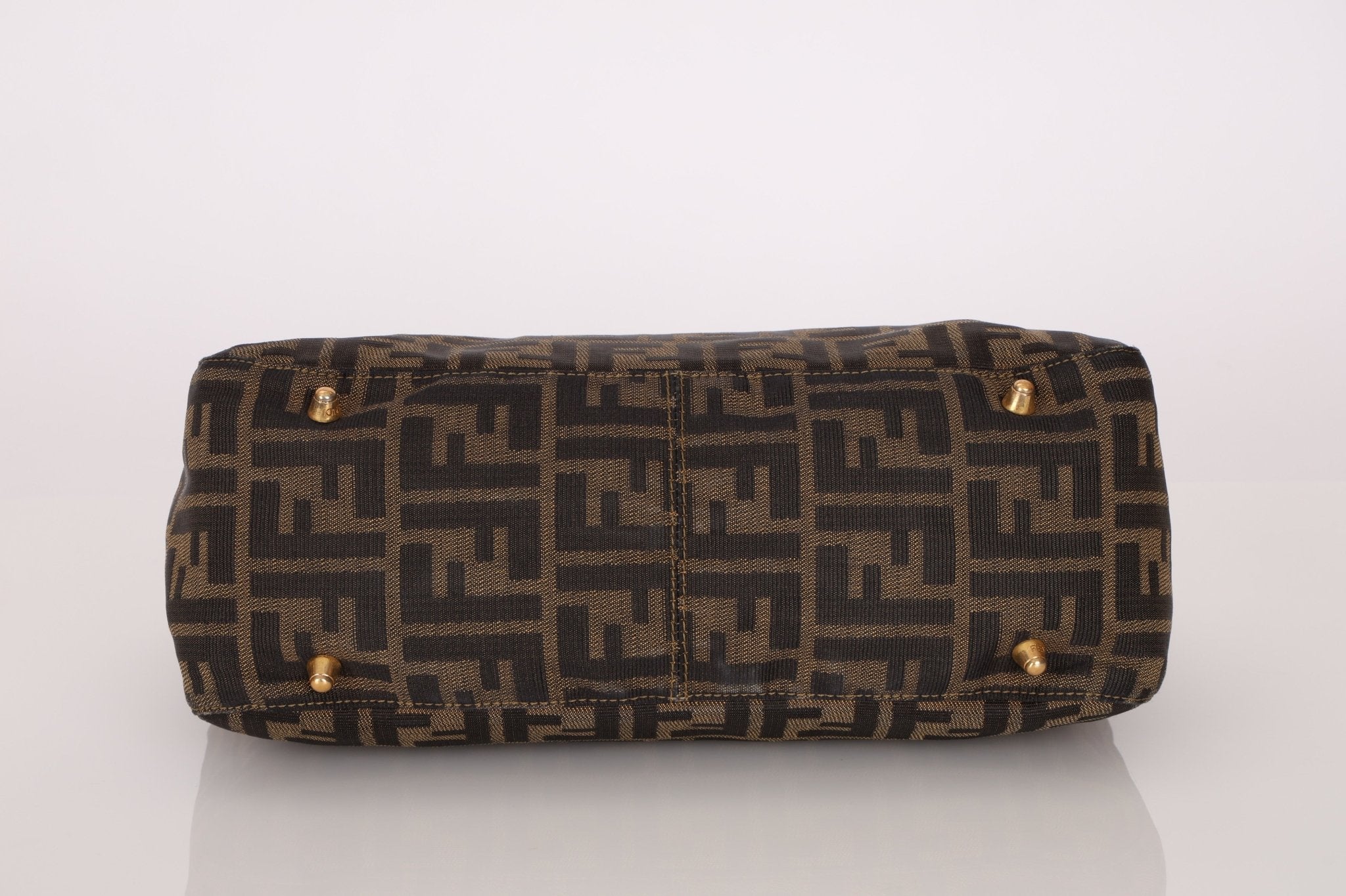 Fendi Zucca Small Handle Tote - FashioNica