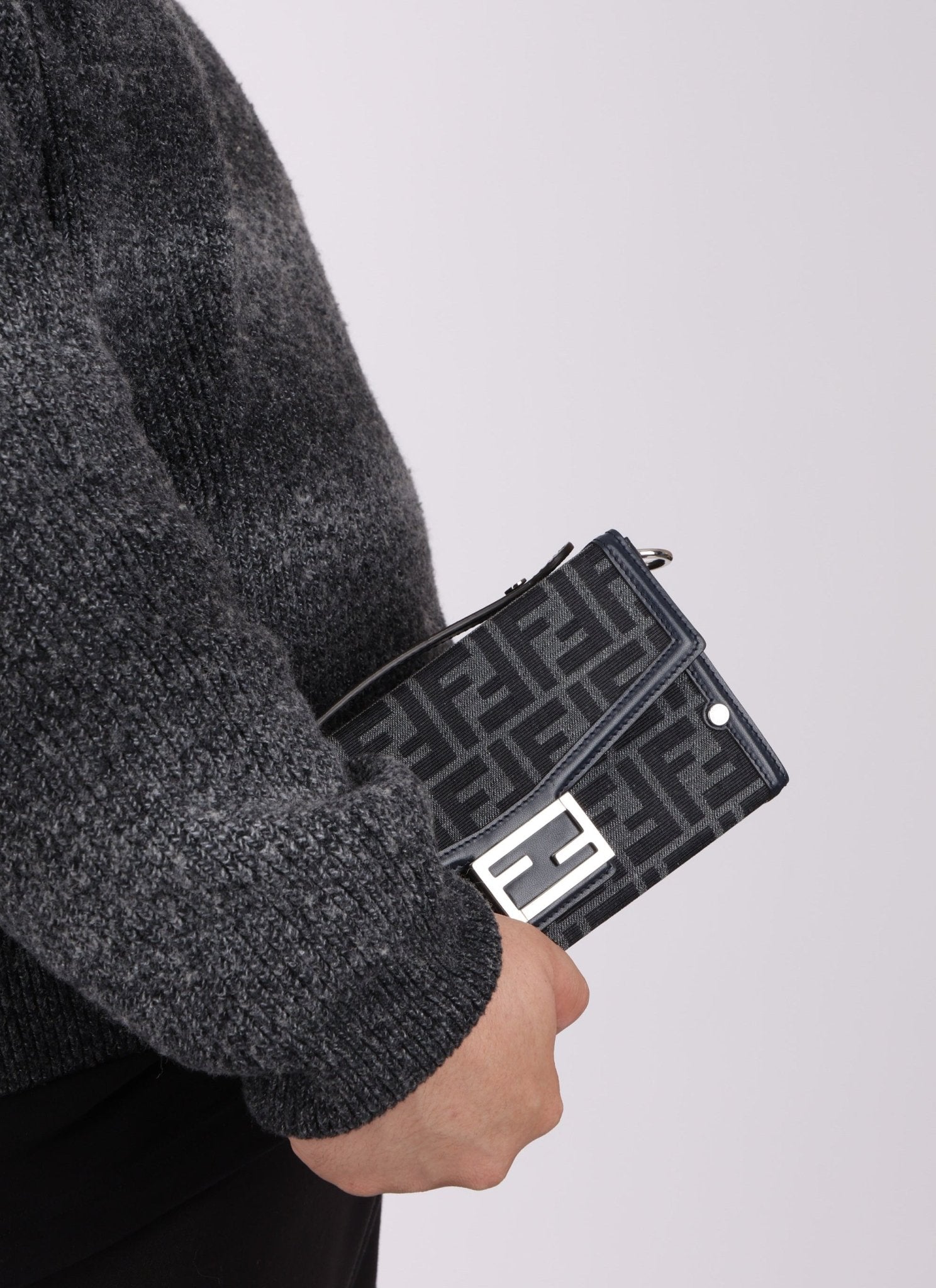 Fendi Zucca Soft Trunk Baguette - FashioNica