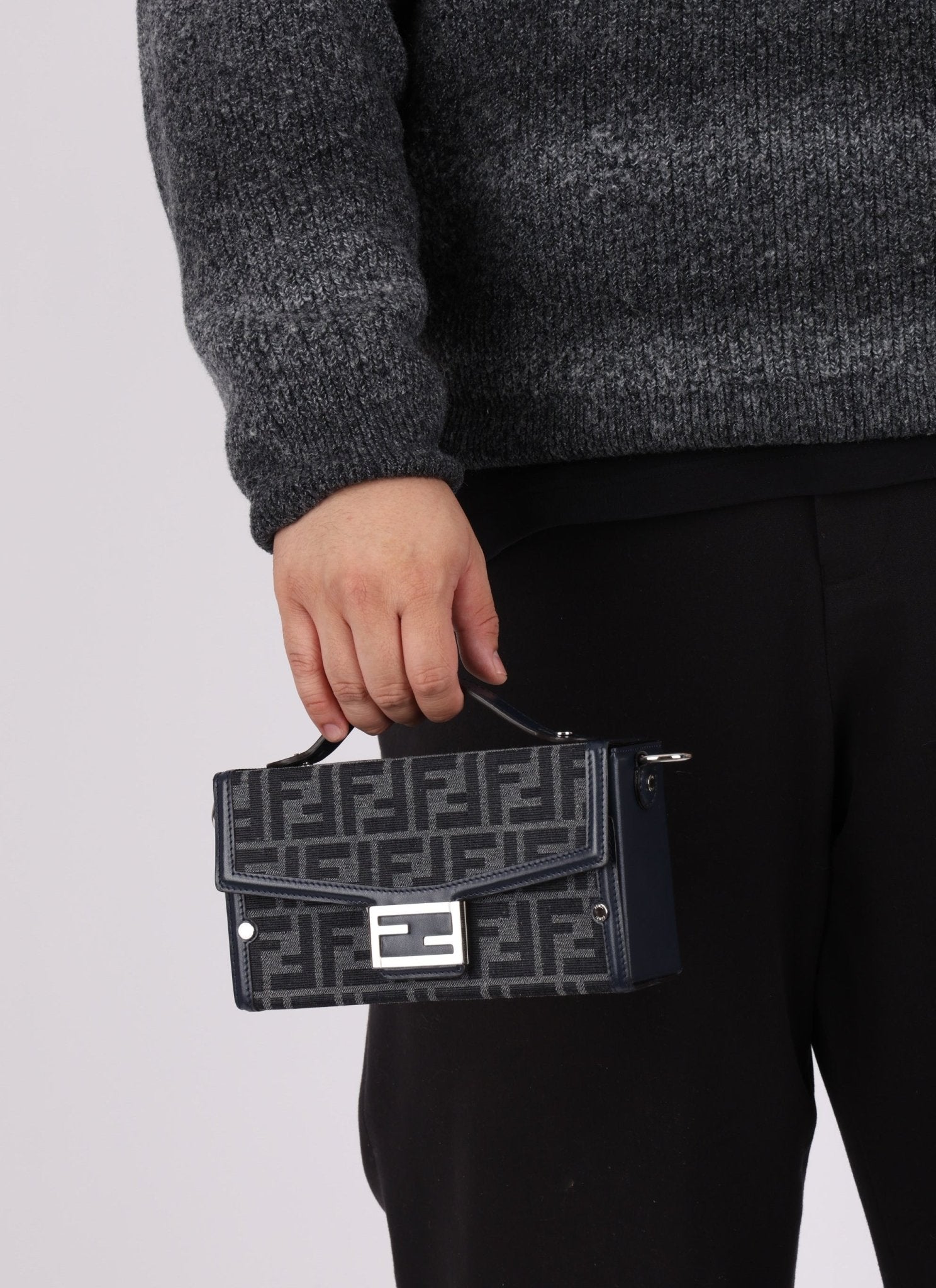 Fendi Zucca Soft Trunk Baguette - FashioNica