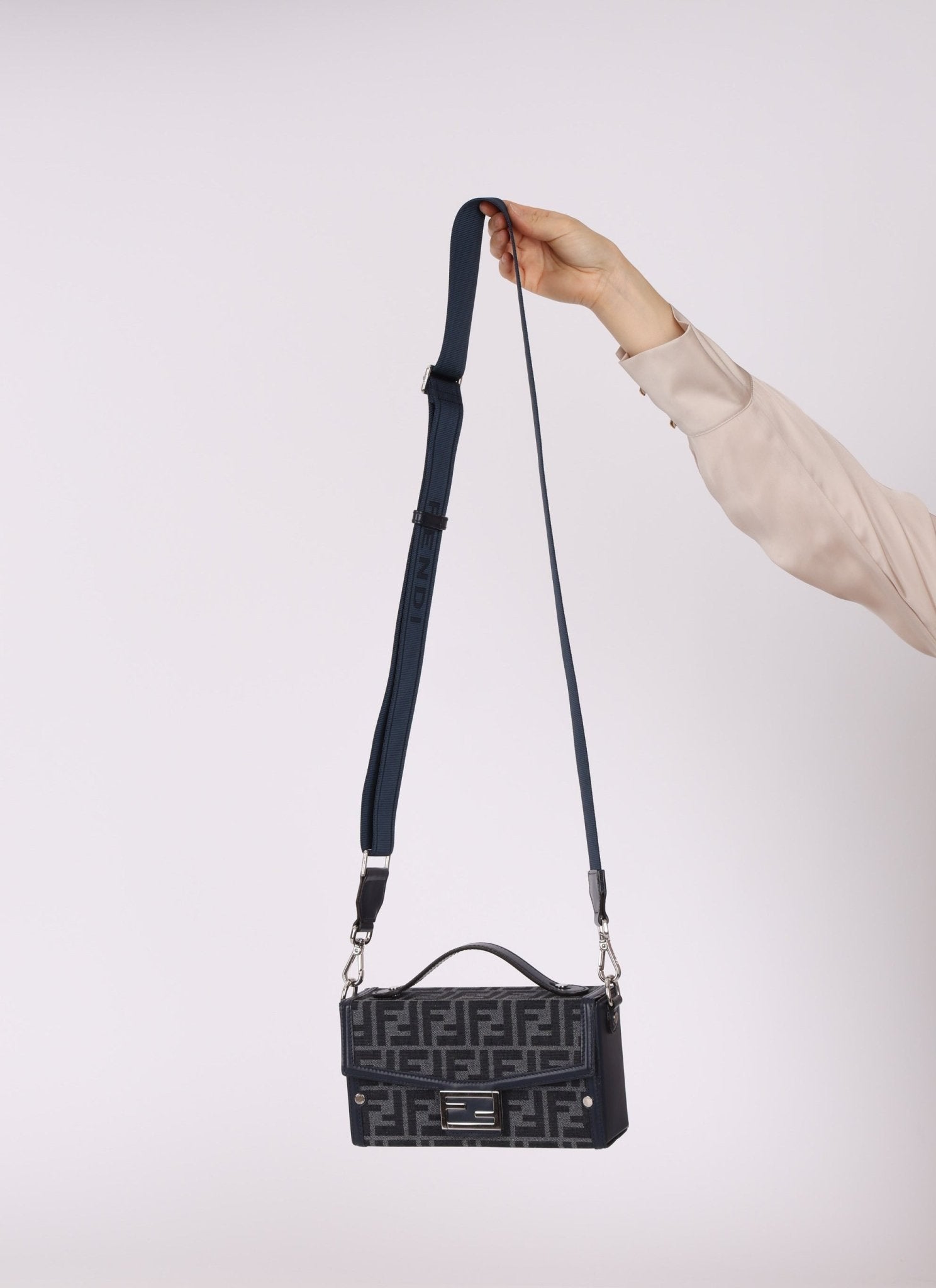 Fendi Zucca Soft Trunk Baguette - FashioNica