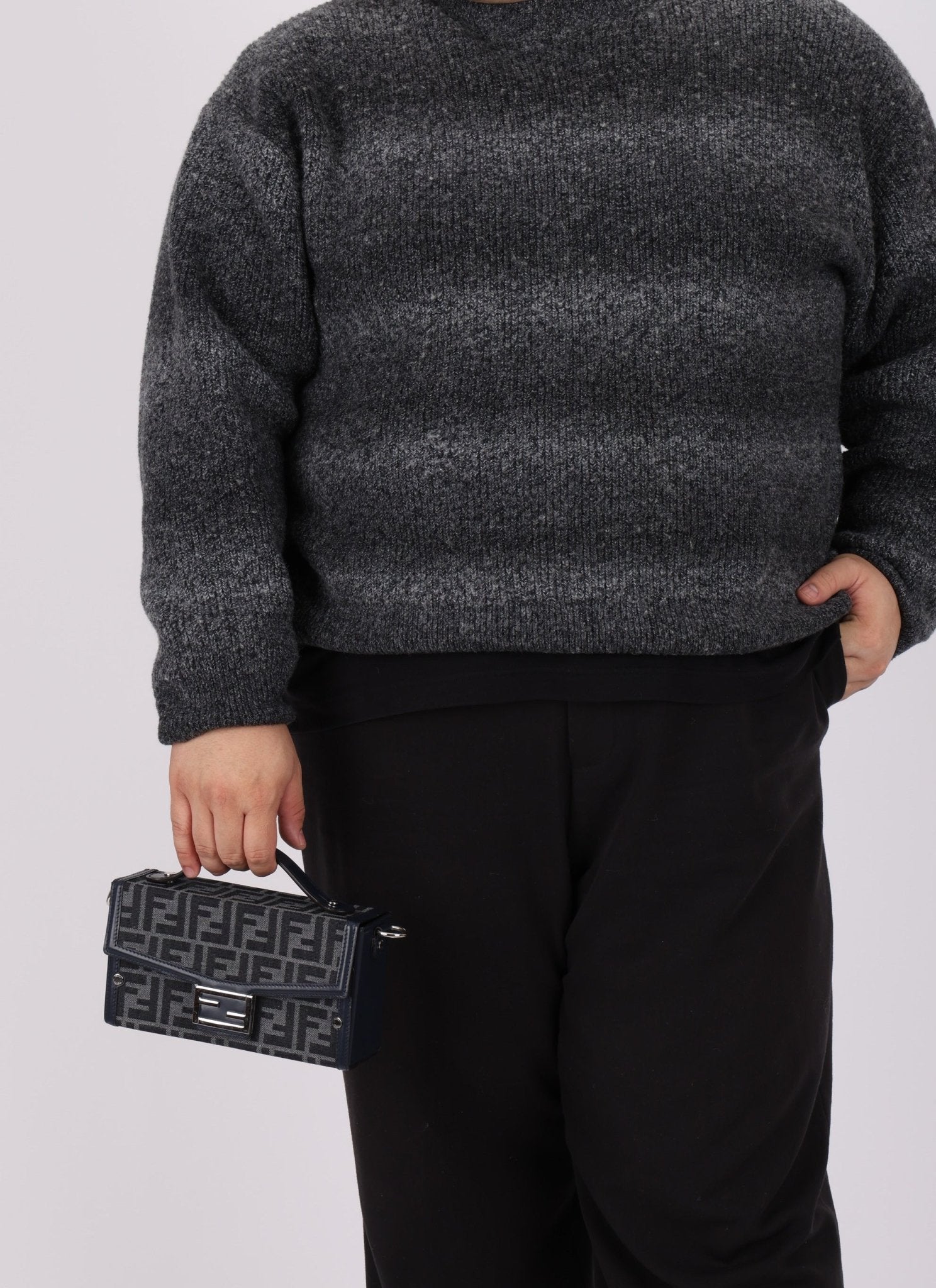 Fendi Zucca Soft Trunk Baguette - FashioNica