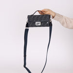Fendi Zucca Soft Trunk Baguette - FashioNica