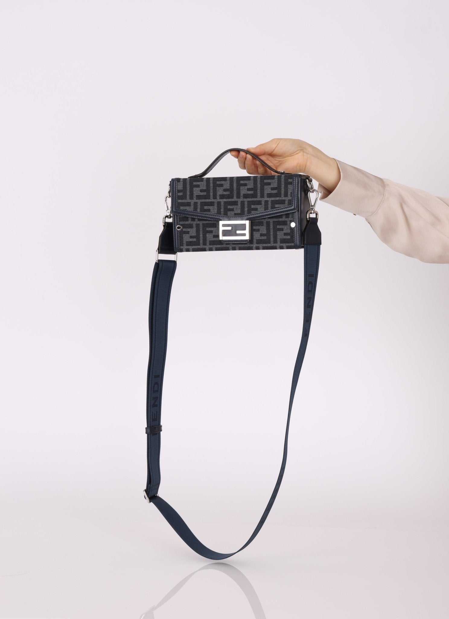 Fendi Zucca Soft Trunk Baguette - FashioNica