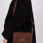 Fendi Zucca Soft Trunk Chocolate Baguette - FashioNica