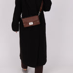 Fendi Zucca Soft Trunk Chocolate Baguette - FashioNica