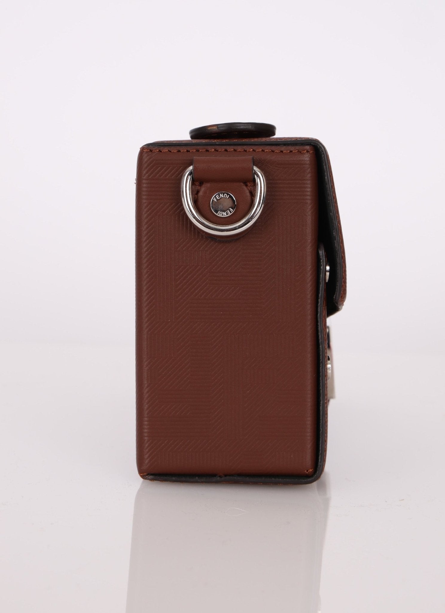 Fendi Zucca Soft Trunk Chocolate Baguette - FashioNica