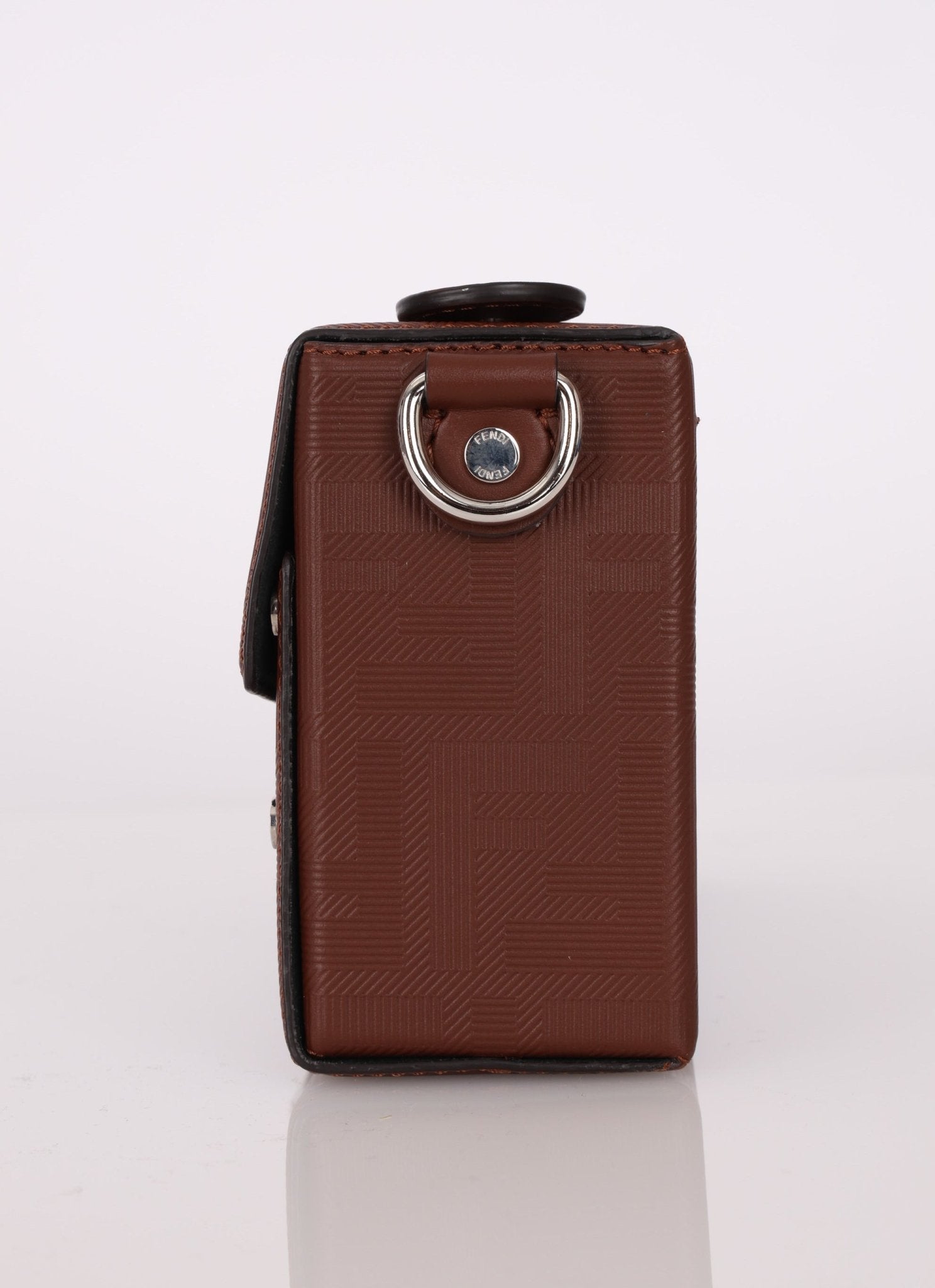 Fendi Zucca Soft Trunk Chocolate Baguette - FashioNica