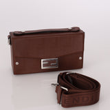 Fendi Zucca Soft Trunk Chocolate Baguette - FashioNica