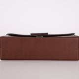 Fendi Zucca Soft Trunk Chocolate Baguette - FashioNica
