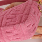 Fendi Zucca Terry Cloth Baguette - FashioNica