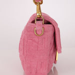 Fendi Zucca Terry Cloth Baguette - FashioNica
