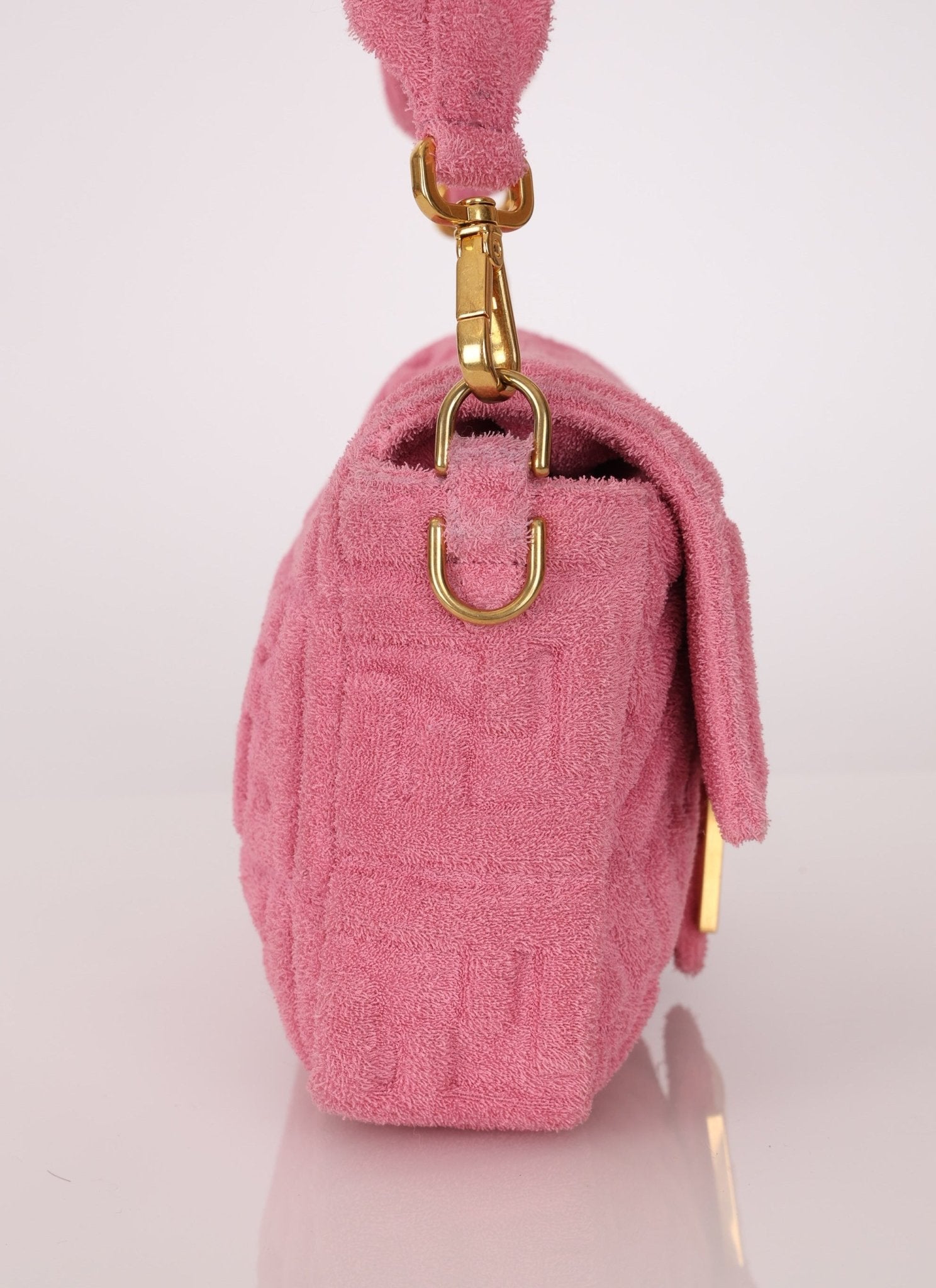 Fendi Zucca Terry Cloth Baguette - FashioNica