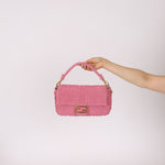 Fendi Zucca Terry Cloth Baguette - FashioNica
