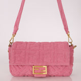Fendi Zucca Terry Cloth Baguette - FashioNica