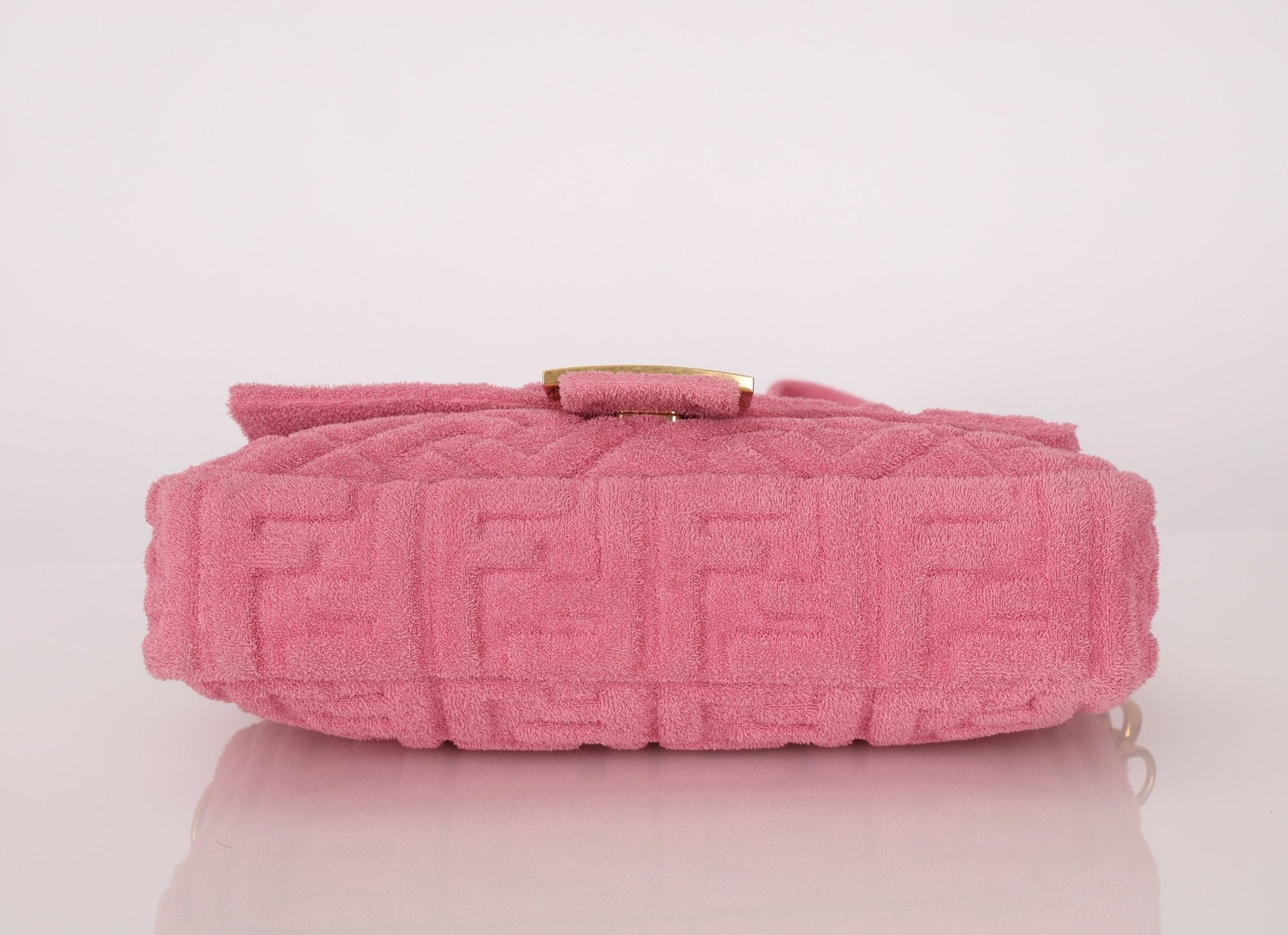 Fendi Zucca Terry Cloth Baguette - FashioNica