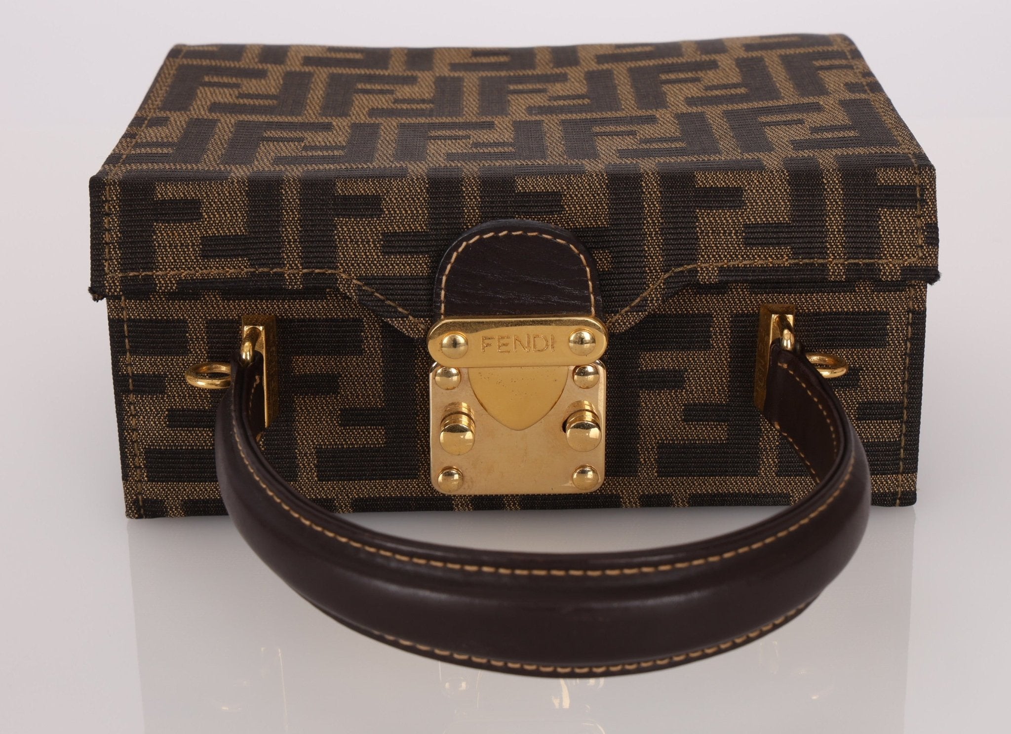 Fendi Zucca Top Handle Vanity - FashioNica