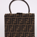 Fendi Zucca Top Handle Vanity - FashioNica
